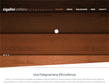 Tablet Screenshot of falegnameria-cigalini-genova.com